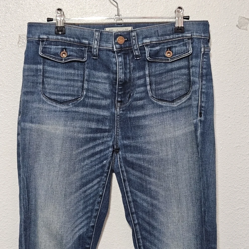 Madewell High riser crop.size 29